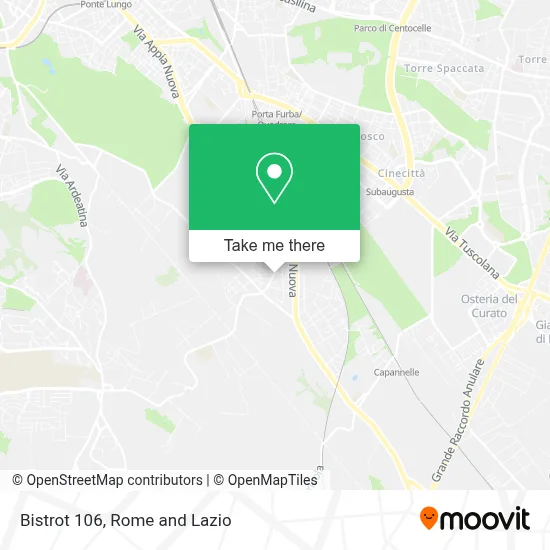 Bistrot 106 map