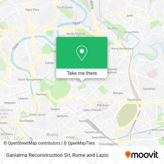 Ganialma Reconstruction Srl map
