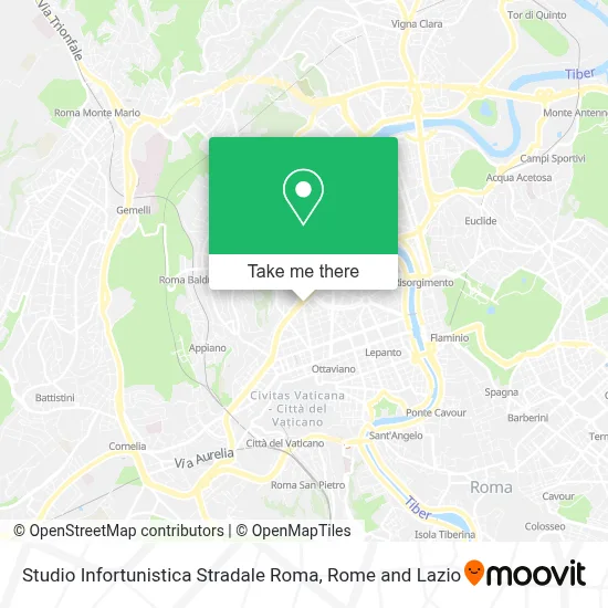 Studio Infortunistica Stradale Roma map