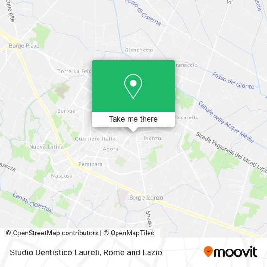 Studio Dentistico Laureti map
