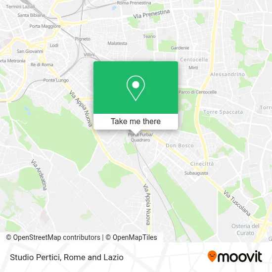 Studio Pertici map