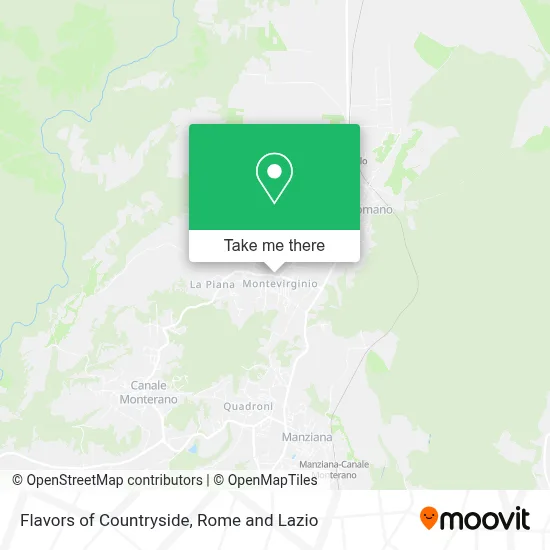 Flavors of Countryside map