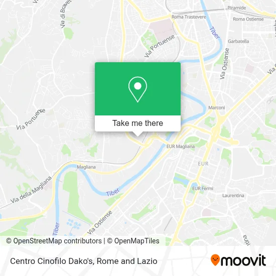 Centro Cinofilo Dako's map
