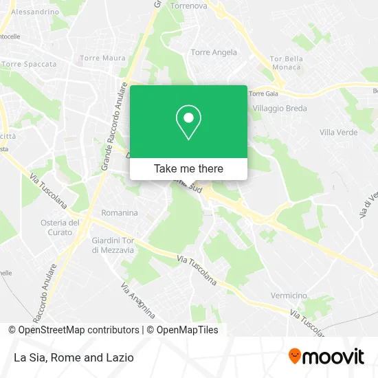 La Sia map