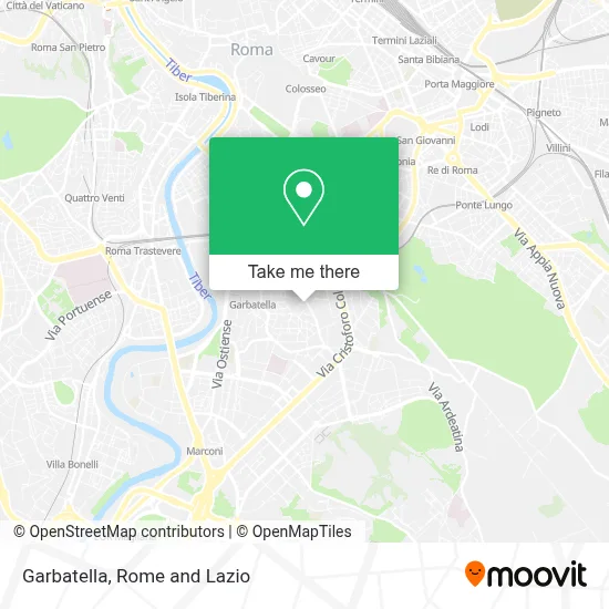 Garbatella map