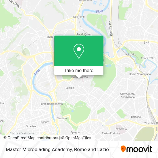 Master Microblading Academy map