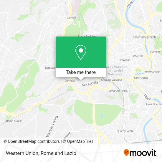 Western Union map