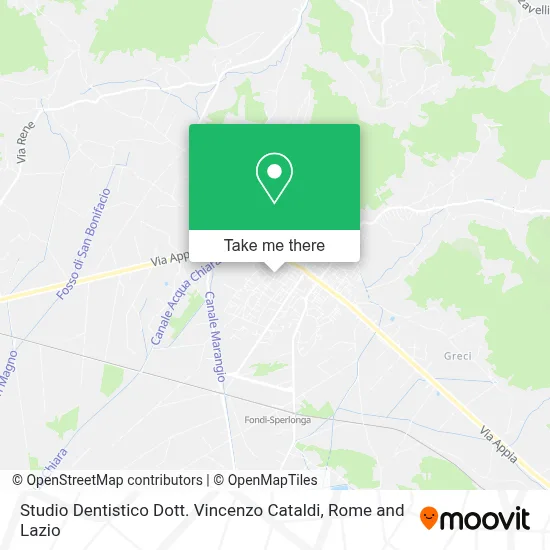 Studio Dentistico Dott. Vincenzo Cataldi map