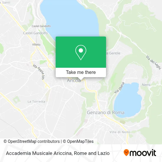 Accademia Musicale Ariccina map