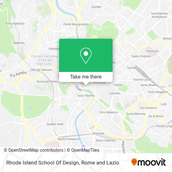 Rhode Island School Of Design map