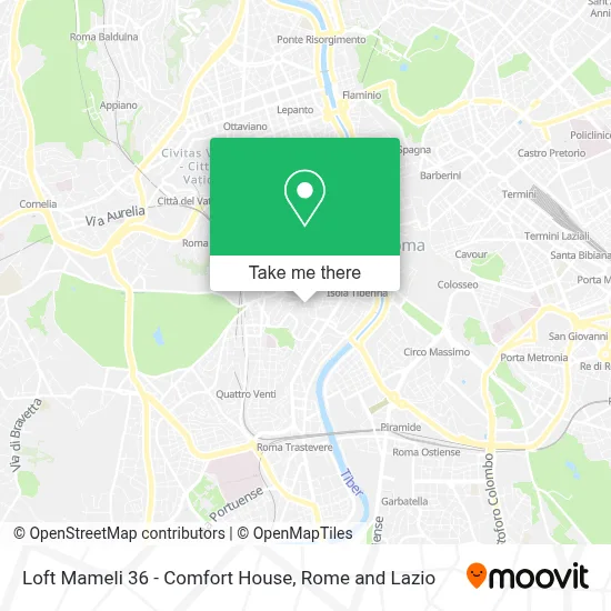 Loft Mameli 36 - Comfort House map
