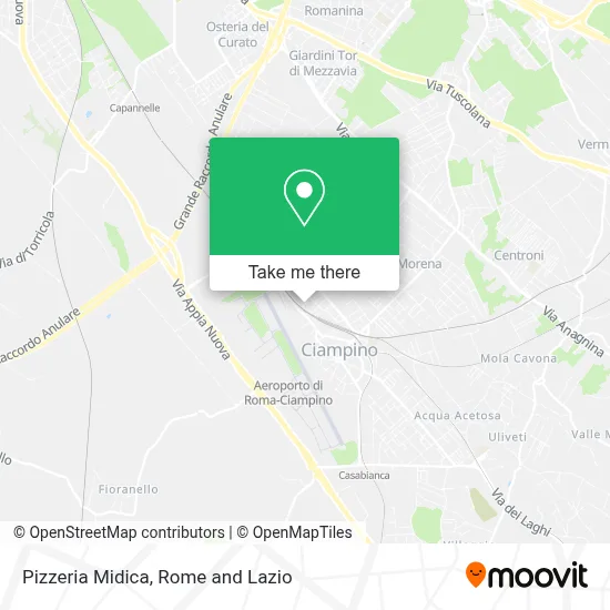 Pizzeria Midica map