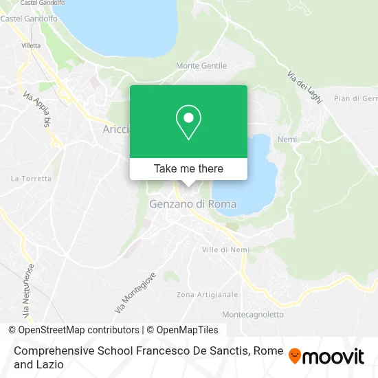 Comprehensive School Francesco De Sanctis map