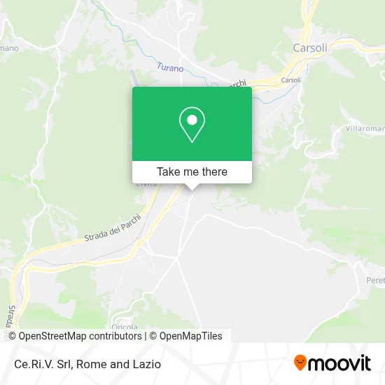 Ce.Ri.V. Srl map