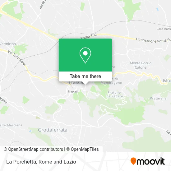 La Porchetta map