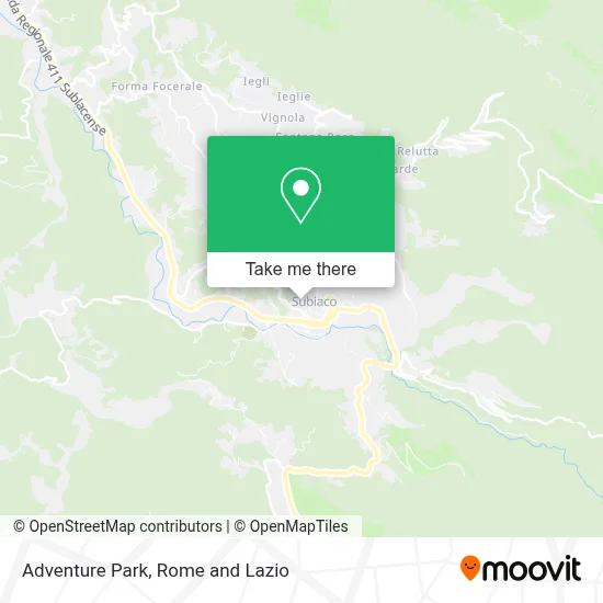 Adventure Park map
