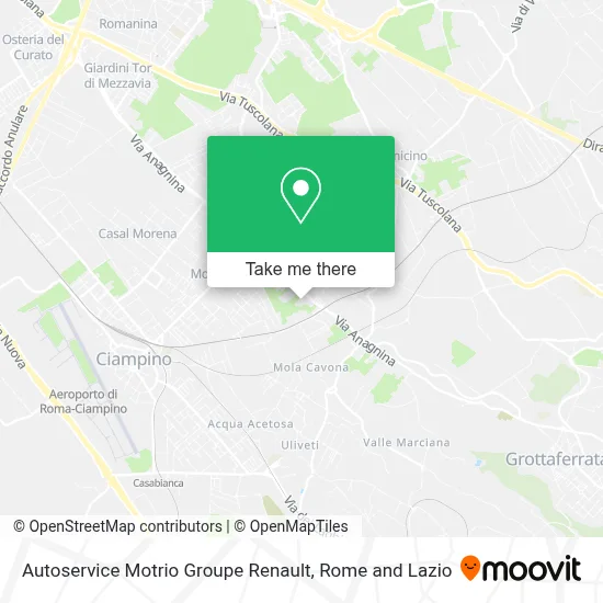 Autoservice Motrio Groupe Renault map