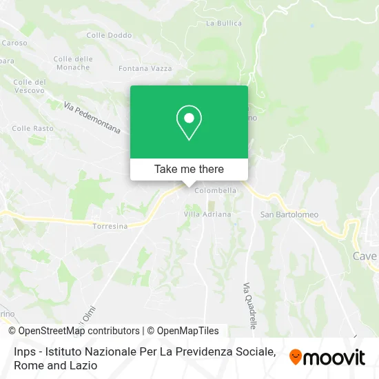 Inps - Istituto Nazionale Per La Previdenza Sociale map