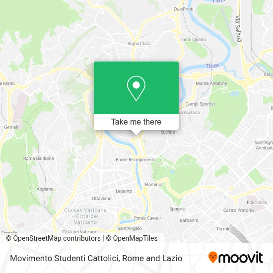 Movimento Studenti Cattolici map