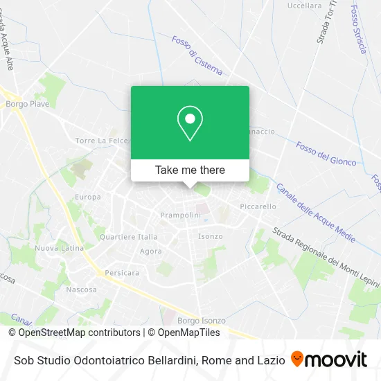 Sob Studio Odontoiatrico Bellardini map