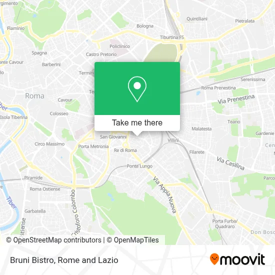 Bruni Bistro map