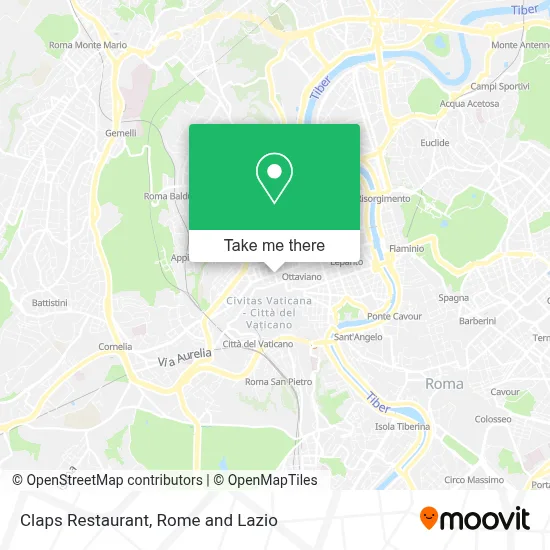 Claps Restaurant map
