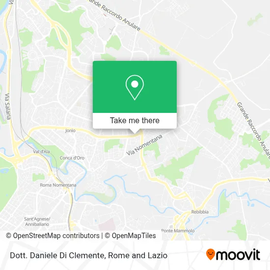 Dott. Daniele Di Clemente map
