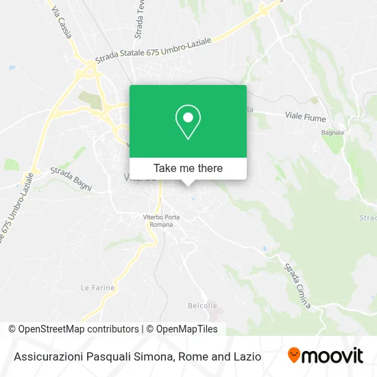 Assicurazioni Pasquali Simona map