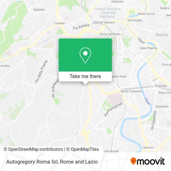 Autogregory Roma Srl map