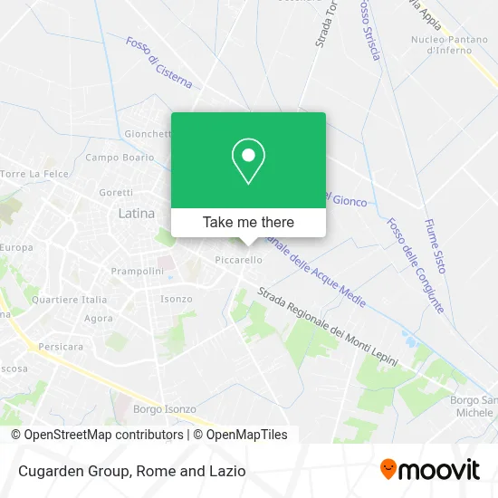 Cugarden Group map