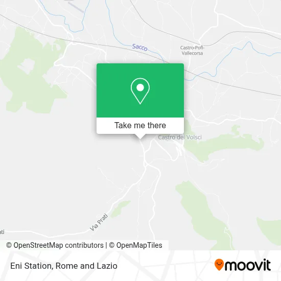 Eni Station map