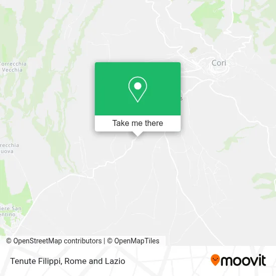 Tenute Filippi map