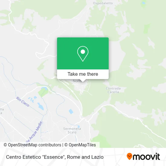 Centro Estetico "Essence" map