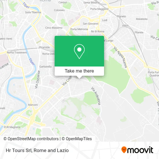 Hr Tours Srl map