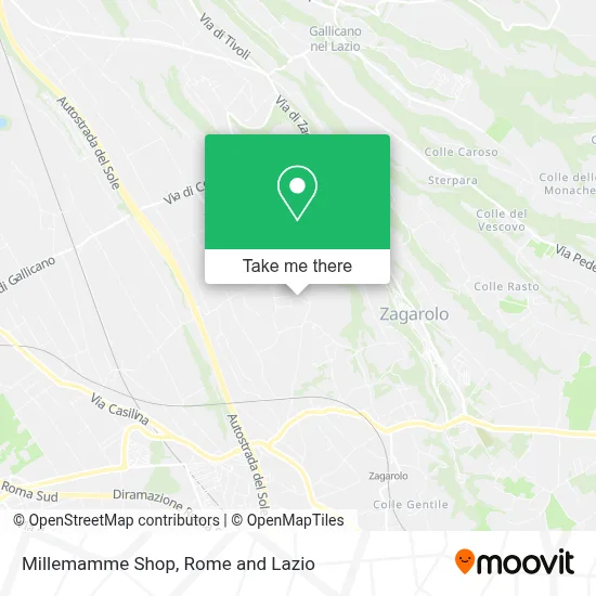 Millemamme Shop map
