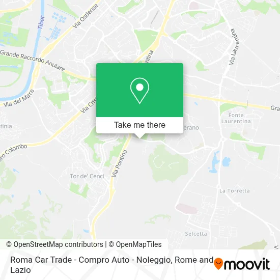 Roma Car Trade - Compro Auto - Noleggio map
