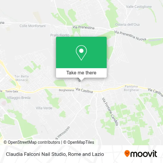 Claudia Falconi Nail Studio map