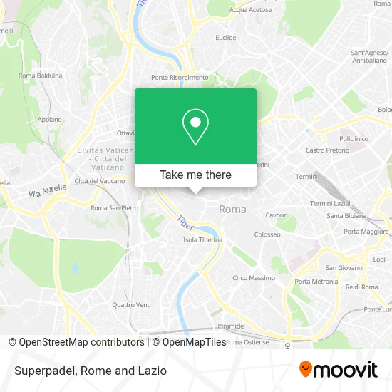 Superpadel map