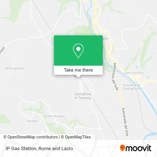 IP Gas Station map