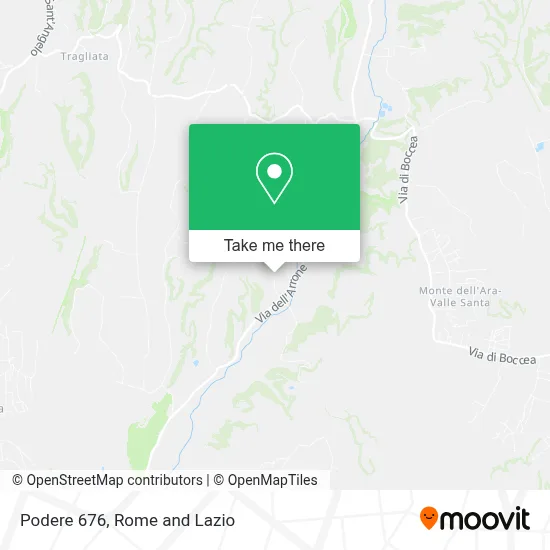 Podere 676 map