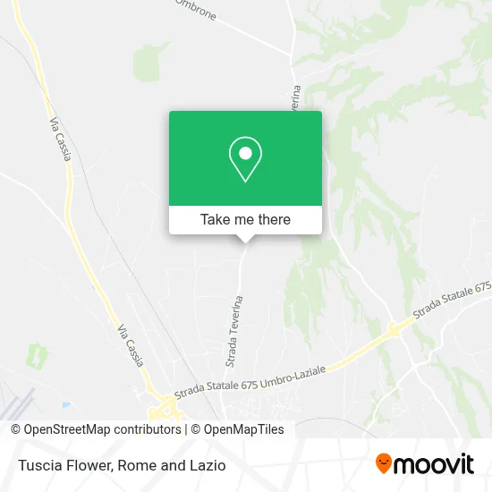 Tuscia Flower map