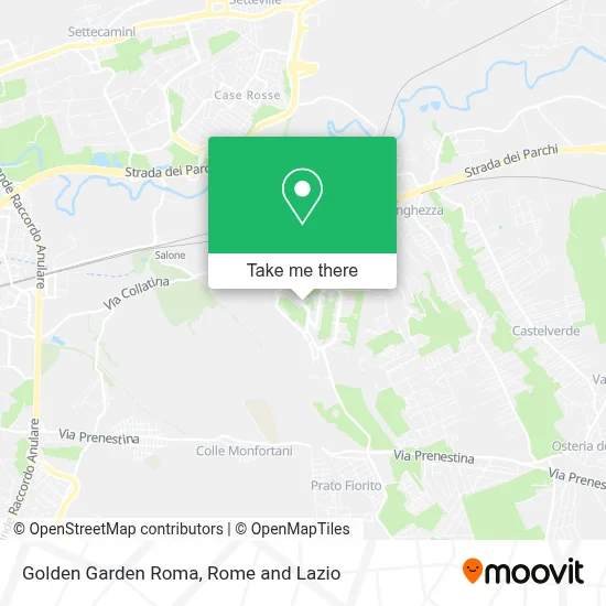 Golden Garden Roma map
