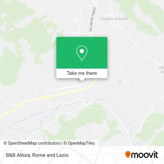 B&B Altura map