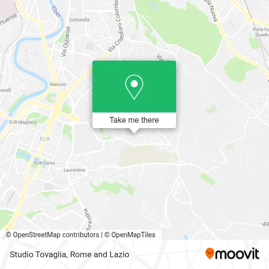 Studio Tovaglia map