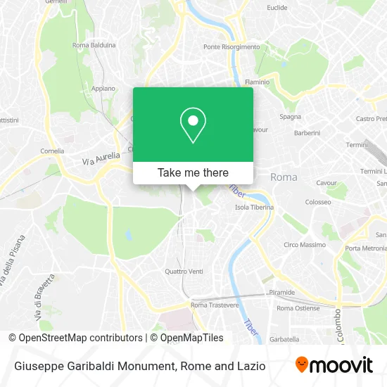 Giuseppe Garibaldi Monument map