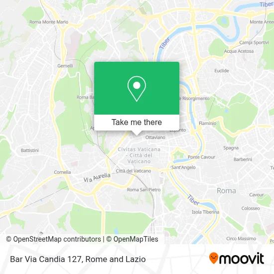 Bar Via Candia 127 map