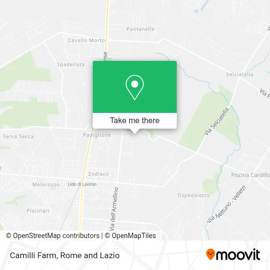 Camilli Farm map