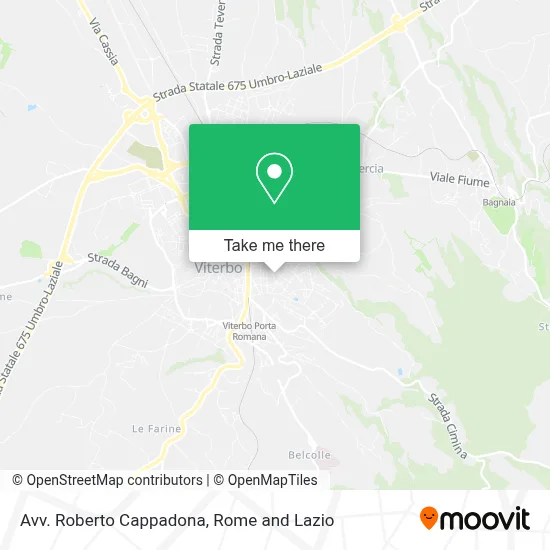 Avv. Roberto Cappadona map