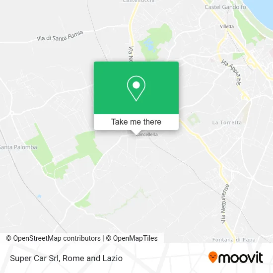 Super Car Srl map
