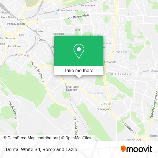 Dental White Srl map